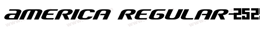 America Regular字体转换